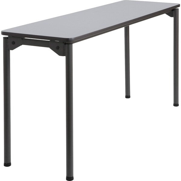 Rectangle Maxx LegroomÃ¢âÂ¢ Wood Folding Table, Gray - 18