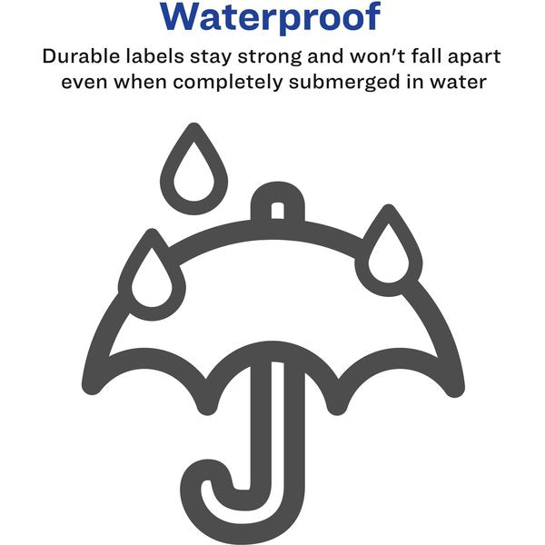 AveryÂ® WeatherProofâ¢ Mailing Labels with TrueBlockÂ® Technology for Laser Printers 5520, 1