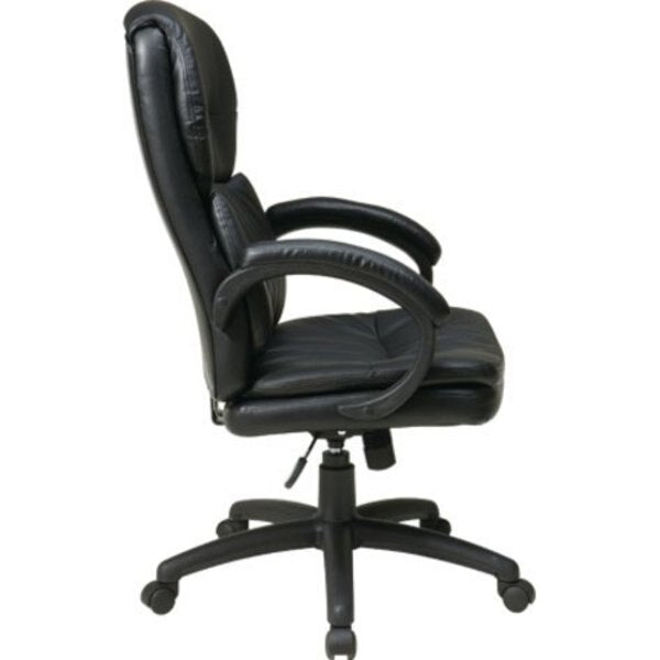 Leather Executive Chair, 18-1/2