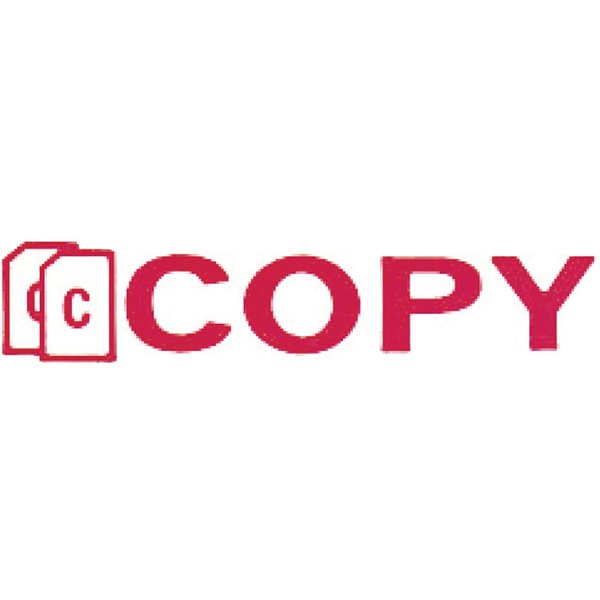 Accustamp 2, 1-Color Copy, Red