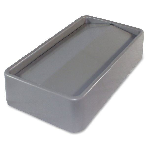 Swing Space-saving Container Swing Lid, 20.3 in W/Dia, Gray