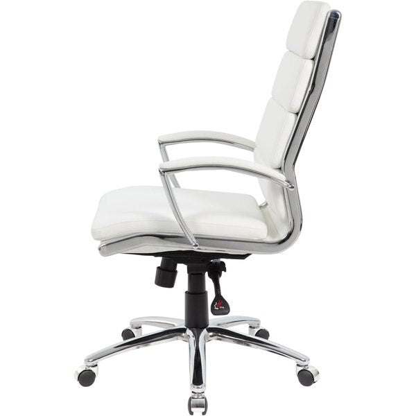 Executive Chair, Fixed, White