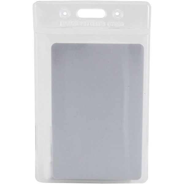 ID Badge Holder, Vertical, PK50