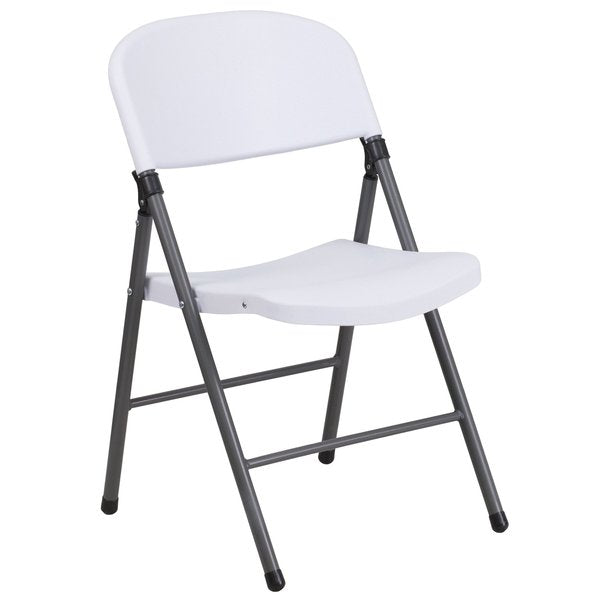 White Plastic Folding Chair