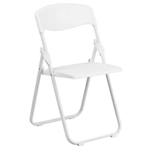 White Plastic Folding Chair