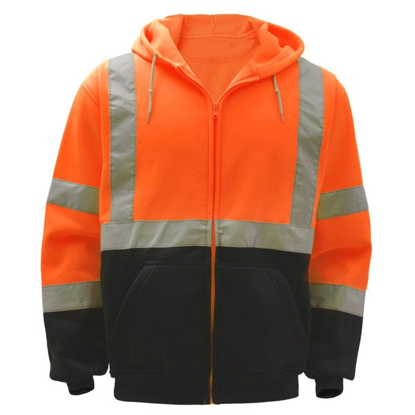 Class 3 Zipper Front Hooded Sweatshirt