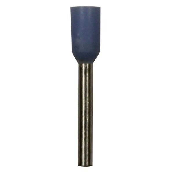 Wire Ferrule, Light Blue, 24 AWG, PK500