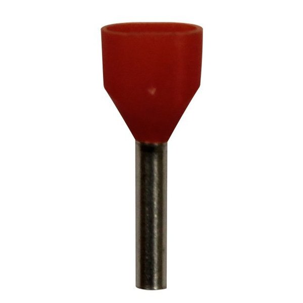 Wire Ferrule, Orng, Twin, 20 x 2 AWG, PK500