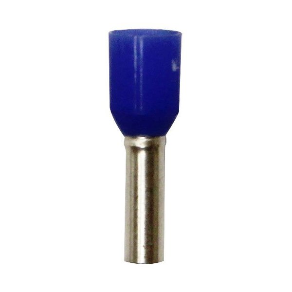 Wire Ferrule, Blue, 14 AWG, 8mm, PK500