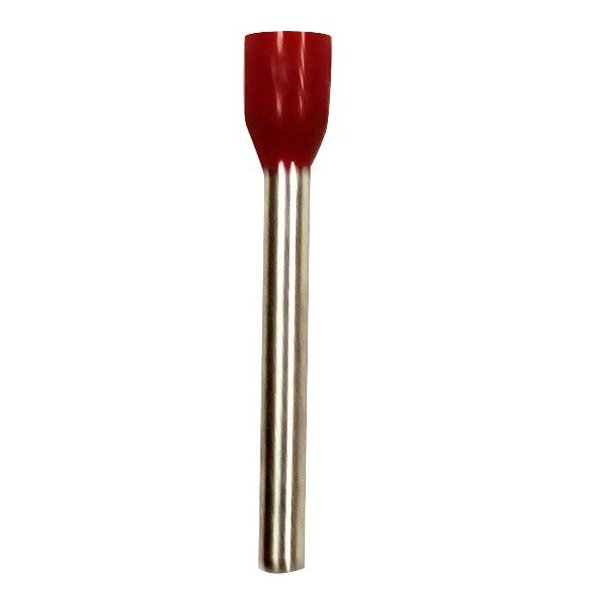 Wire Ferrule, Red 16 AWG, PK100