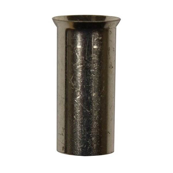 Wire Ferrule, Uninsulated, 1 AWG, PK100