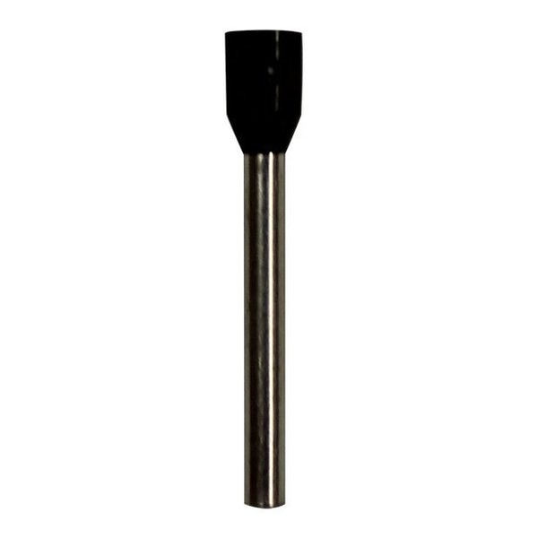 Wire Ferrule, Black, 16 AWG, 18mm, PK500