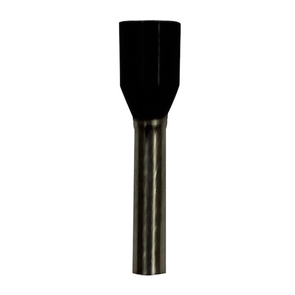Wire Ferrule, Black 1 AWG, PK100