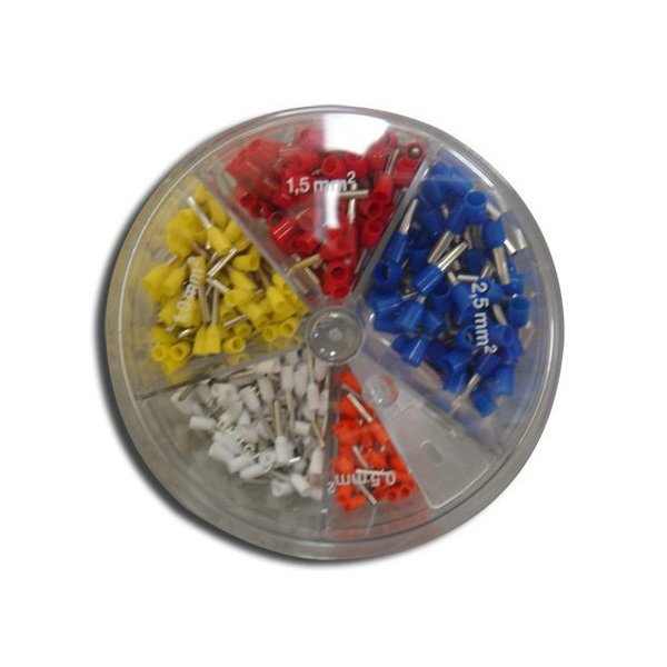 Wire Ferrule Assortment Pack, 20, PK400