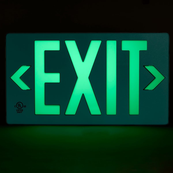 Exit, PF100, Green Frame Dble
