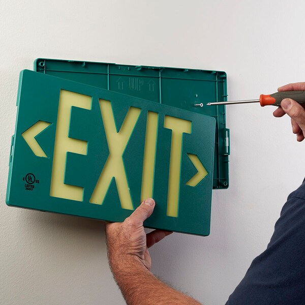Exit, PF100, Green Frame Dble