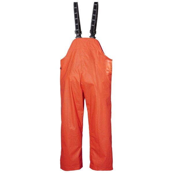 Rain Bibs, PVC/Polyester, Orange, XL