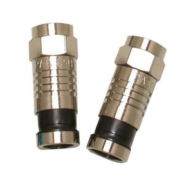 F Connector, RG59/U, PK50