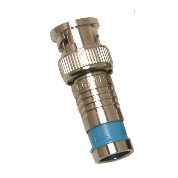 BNC Connector, RG6 Quad, PK50