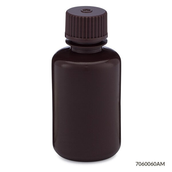Bottle, 85 mm H, Amber, 41 mm Dia, PK12