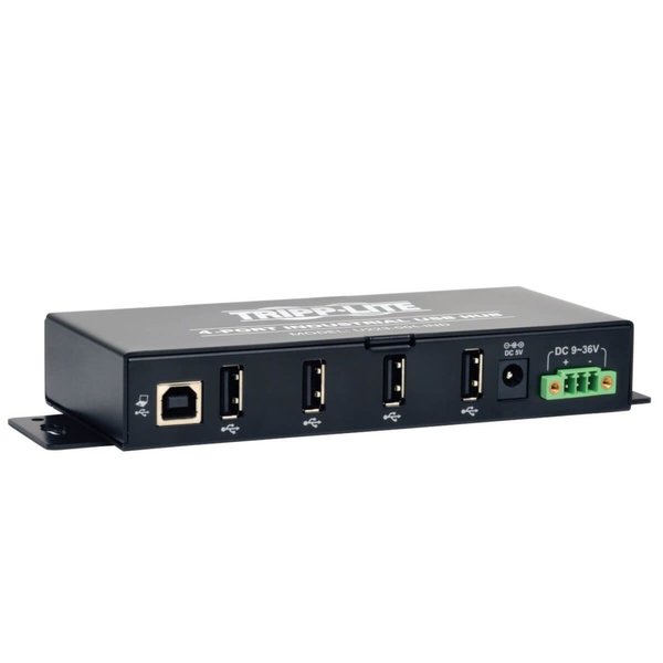 USB 2.0 Hub, Hi-Speed, 4-Port, Rugged, Mount
