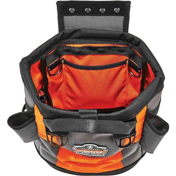 Orange Premium Topped Tool Pouch, Hinge
