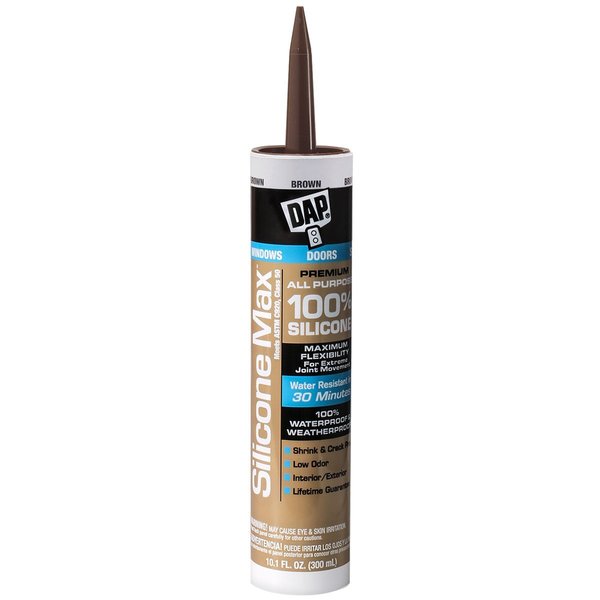 Silicone Max Wds, 10.1 fl oz, Brown, PK12