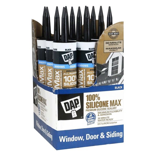 Silicone Max Wds, 10.1 fl oz, Black, PK12