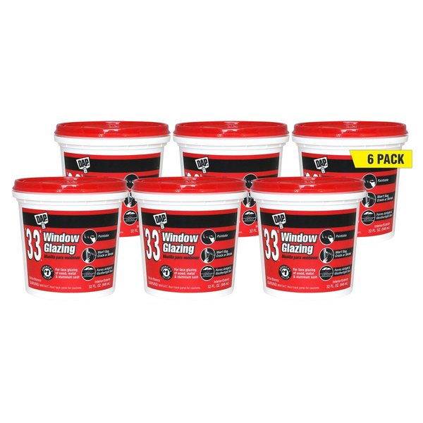 Glazing 33 Compound, Qt