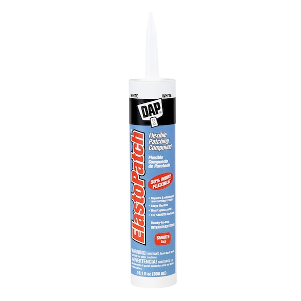 Elastopatch Smooth 01 10.1oz, PK12, 10.1 fl oz, White