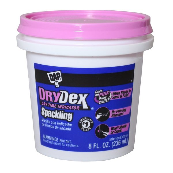 Dry Time Indicator Spacklin, PK12, 8 fl oz, Pink/White