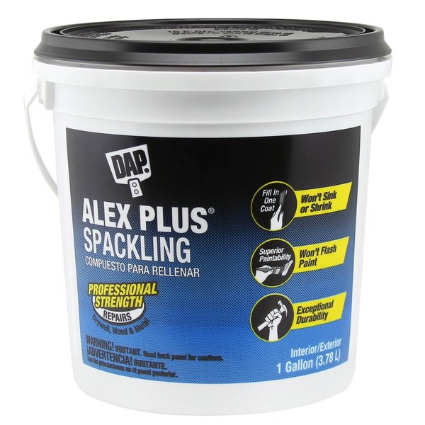 Spackling 1 qt Tub, PK2, 2 PK