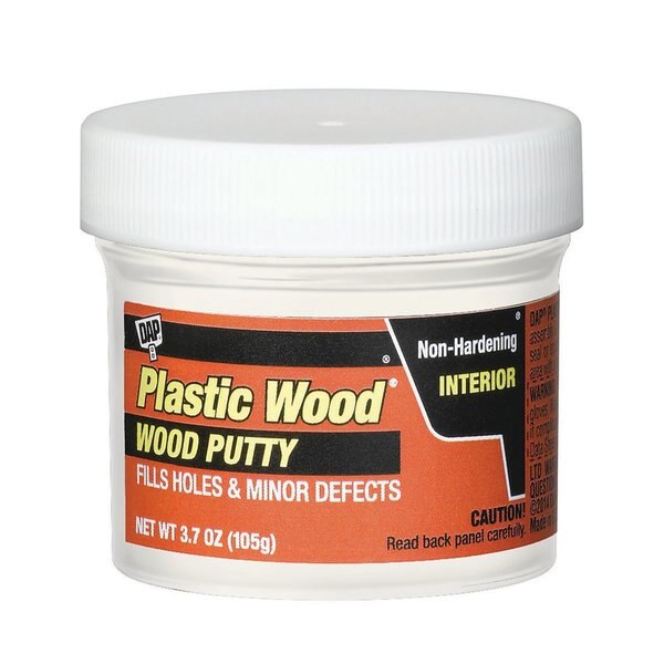 Plastic Wood Wood Putty, PK6 3.7 oz Size, White