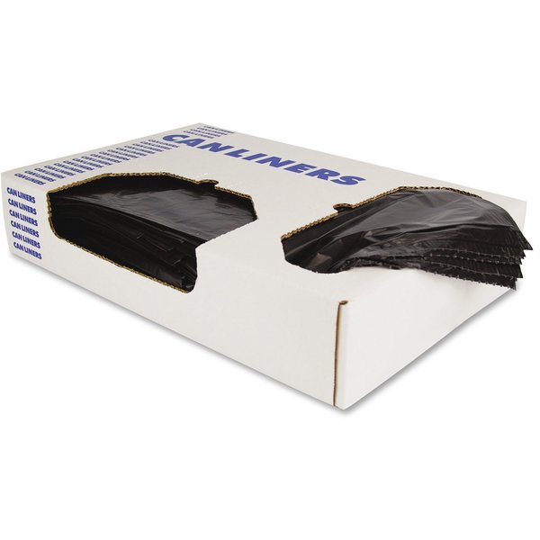Trash Bag, 24X32, 0.7Mil, Black, LLDPE, PK500