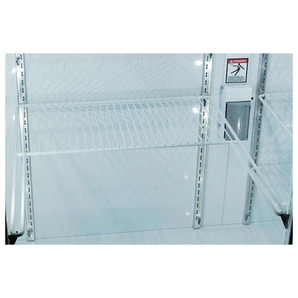 Full Depth, Epoxy-Coated Open Wire Shelf