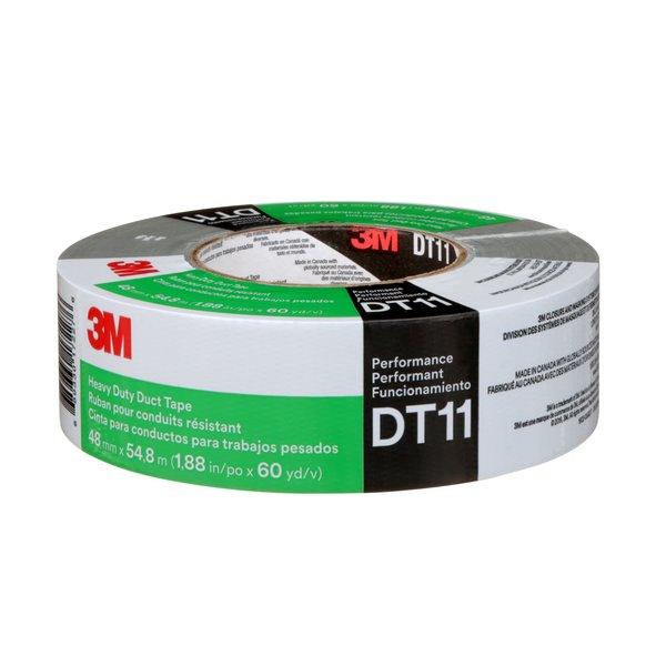 Duct Tape, Silver, 11 mil, 54.8m L x 48mm W