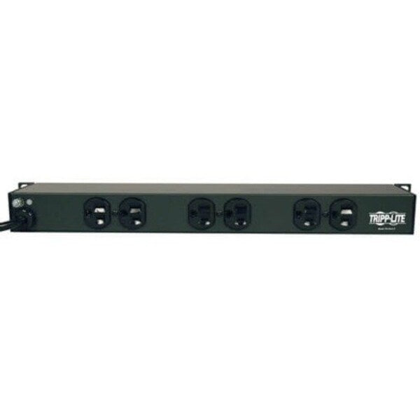 PDU, 120V, 6 Outlet, 15 ft., Black