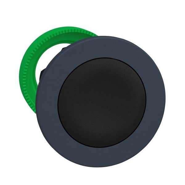Push Button Black Cap