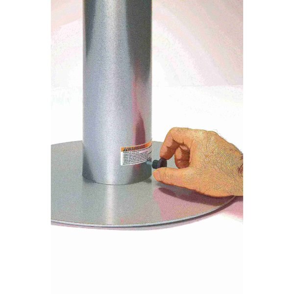Smoker Outpost Smoke Stand, Silver