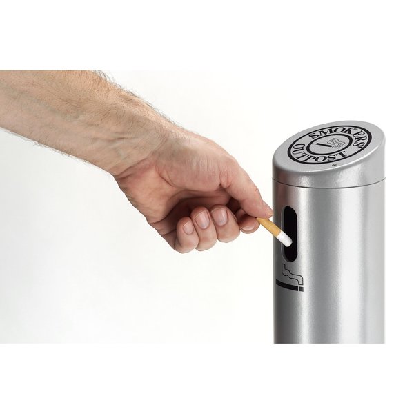 Smoker Outpost Smoke Stand, Silver