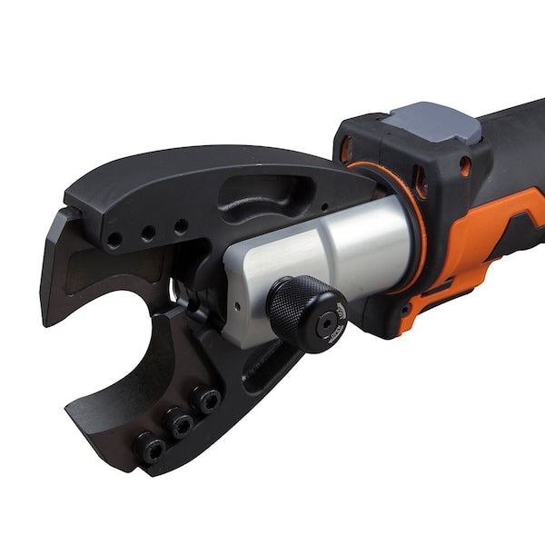 Cable Cutter, Cordless 7 tons, Cu/Al, Cutting Jaw, (2) 2 Ah Batteries, Charger and Bag