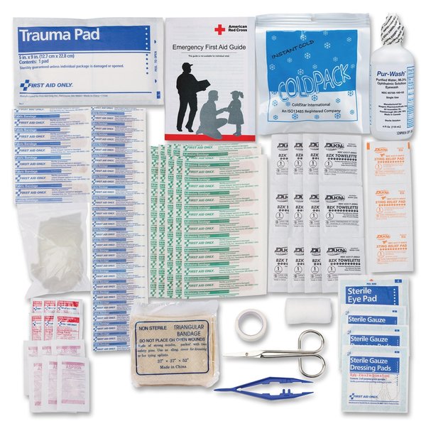 Bulk First Aid Kit Refill, Cardboard, 25 Person