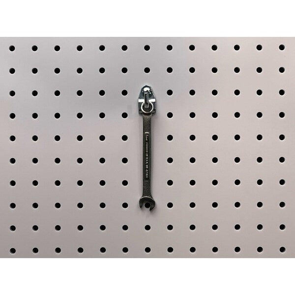 1-1/8 In. Single Rod 90 Degree Bend Steel Pegboard Hook for 1/8 In. and 1/4 In. Pegboard 10 Pack
