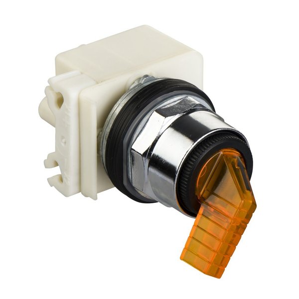 Illuminated selector switch 0 30-amber