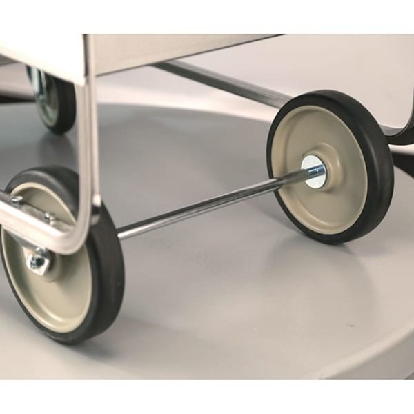 Stainless Steel Utility Cart; 700 Lb Capacity, 3 Shelf, 15-1/2