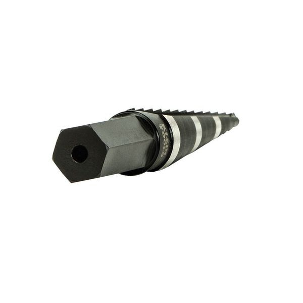 Step Drill Bit Double-Fluted #1, 1/8 to 1/2-Inch