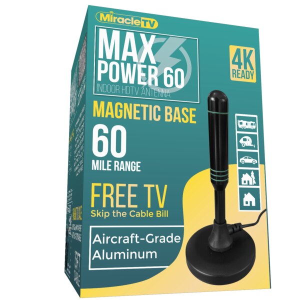 HDTV Antenna, 60 Watt, Weatherproof Omni