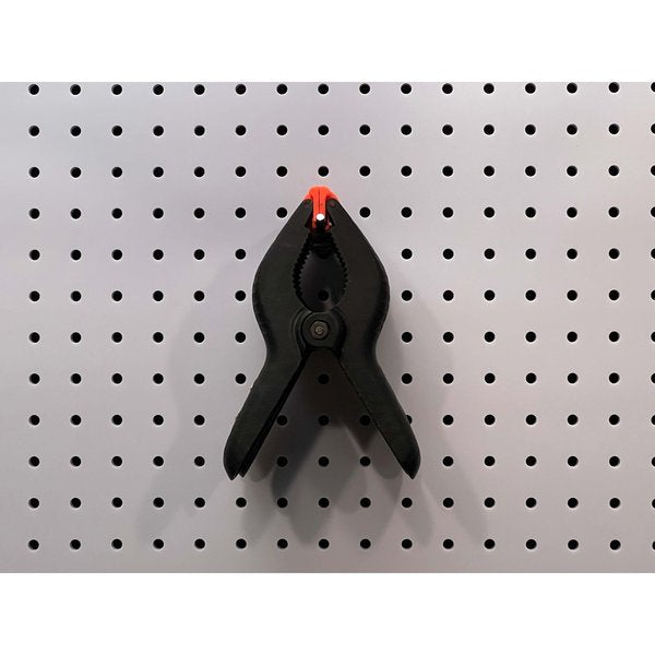4 In. Single Rod 30 Degree Bend Steel Pegboard Hook for 1/8 In. and 1/4 In. Pegboard 10 Pack