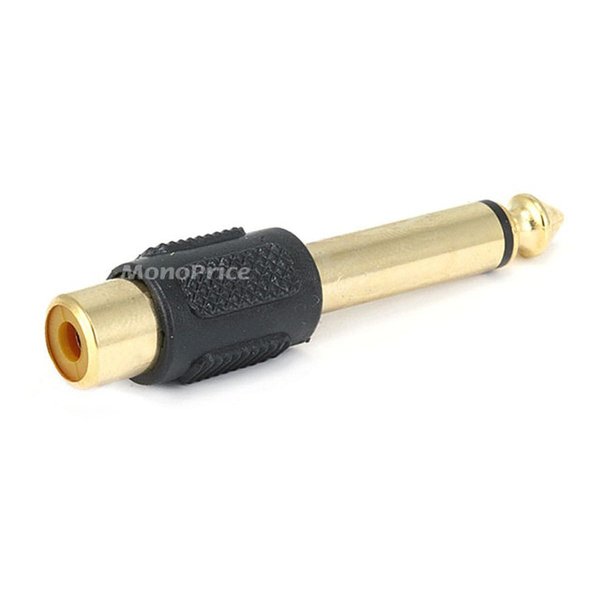 1/4Inch M Plug to RCA Jack Adapter