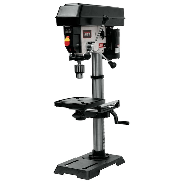 Bench Drill Press, Belt Drive, 1/2 hp, 115 V, 12 in Swing, Variable Speed